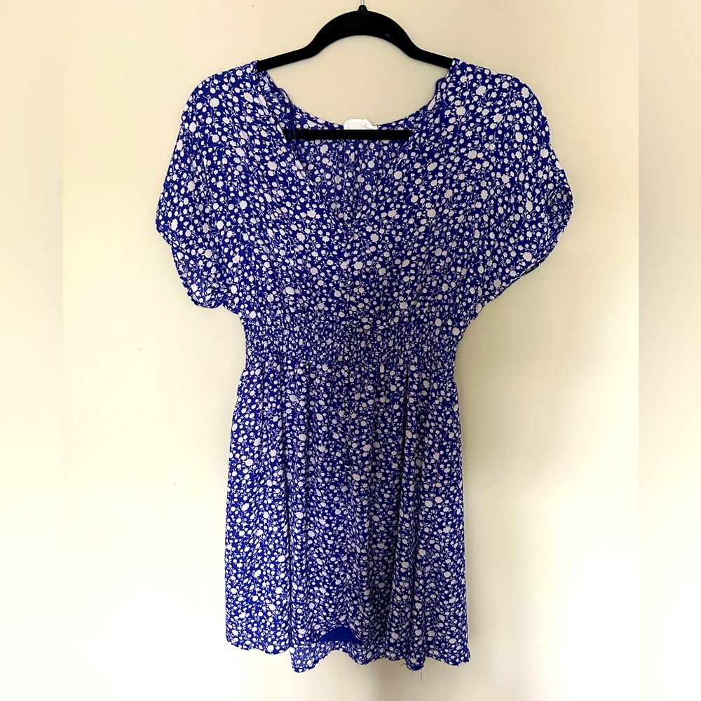 Sienna Sky Blue Floral Midi Dress